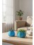 2’li Modern Saksı Seti, Dekoratif Saksı, Minimalist Saksı, Kırmızı, 12CM 2