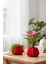 2’li Modern Saksı Seti, Dekoratif Saksı, Minimalist Saksı, Yeşil, 12CM 7