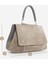 Kadın Hakiki Deri Fermuarlı Çıkabilen İç Cepli El ve Omuz Çantası Ornis Vizon Süet 8