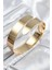 Pirinç Sarmal Model Gold Renk Pazu Bileklik - PRT3500EB08026 1