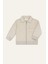 Erkek Çocuk Fermuarlı Örme Ceket - Bej 1