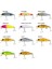 Süper Minnow 5,5cm 5gr Maket Yem Purple Head Glow 1