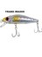 Süper Minnow 5,5cm 5gr Maket Yem Purple Head Glow 3