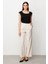 Kadın Pileli Bol Paça Pantolon 2010 Kum 1