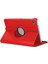 Samsung Galaxy Tab S10 Lite Kılıf 360 Rotating Stand Deri Kırmızı 2