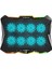 RC16 Octal 8 Fanlı Rgb Işıklı 14 - 17.3 Inç 10 Rgb Modlu Notebook Soğutucu Stand Laptop Soğutucu 8