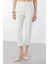 Kadın Yandan Cepli Duble Paça Pantolon 6524 Ekru 3