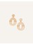 Oval Metal Cut Out D Gold 4