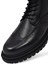 Erkek Siyah Fermuarlı Deri Bot 25WFD7006FT 8