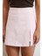 Yırtmaçlı Şort Etek Pembe 5