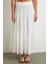 Dantelli Maxi Etek Beyaz 4