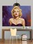 Sarışın Marilyn Monroe Portresi Dekoratif Kanvas - Mdf Ahşap Tablo 2