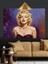 Sarışın Marilyn Monroe Portresi Dekoratif Kanvas - Mdf Ahşap Tablo 4