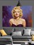 Sarışın Marilyn Monroe Portresi Dekoratif Kanvas - Mdf Ahşap Tablo 5