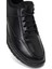 Erkek Siyah Bağcıklı Kalın Tabanlı Deri Casual Sneaker 25WFD6418FT 9