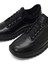 Erkek Siyah Bağcıklı Kalın Tabanlı Deri Casual Sneaker 25WFD6418FT 10