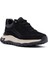 Erkek Siyah Bağcıklı Kalın Tabanlı Nubuk Deri Casual Sneaker 25WFD6605V3 6