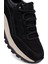 Erkek Siyah Bağcıklı Kalın Tabanlı Nubuk Deri Casual Sneaker 25WFD6605V3 9