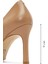 Kadın Bej Ince Topuklu Deri Stiletto 25AFD161818 2