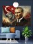 Atatürk ve Kurt Resmi Dekoratif Kanvas - Mdf Ahşap Tablo 2