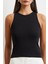 Basic Crop Top Siyah 4
