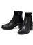 Kadın Siyah Fermuarlı Kalın Topuklu Deri Bot 25WFD411514 3