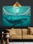 Ay Işığında Dev Balina Dekoratif Kanvas - Mdf Ahşap Tablo 1