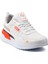 Erkek Beyaz Oranj Spor Ayakkabı Rahat Yürüyüş Koşu Günlük Sneaker Bağcıklı Hafif Taban 2
