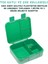 Bento 1000ML Lunchbox Yeni Koleksiyon Tek Katlı 3 Bölmeli Abs Plastik Çocuk Sefer Tası Yemek Kutusu 5