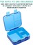 Bento 1000ML Lunchbox Yeni Koleksiyon Tek Katlı 3 Bölmeli Abs Plastik Çocuk Sefer Tası Yemek Kutusu 5