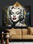 Renkli Marilyn Monroe Portresi Dekoratif Kanvas - Mdf Ahşap Tablo 2