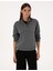 Kadın Gri Oversize Sweatshirt 50309089-VR024 3