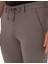 Erkek Vizon Slim Fit Beli Lastikli Kordonlu Jogger Kanvas Pantolon 50317281-VR052 5