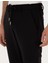 Erkek Siyah Slim Fit Beli Lastikli Kordonlu Jogger Kanvas Pantolon 50317281-VR046 5