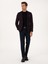 Erkek Bordo Slim Fit Yün Karışımlı Flanel Görünümlü Ceket 50310747-VR014 4