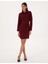 Kadın Bordo Regular Fit Dokuma Elbise 50318220-VR014 3