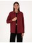 Kadın Bordo Oversize Uzun Kollu Gömlek 50318232-VR014 1