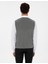Erkek Gri Melanj Triko Yelek 50317313-VR086 5