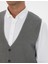 Erkek Gri Melanj Triko Yelek 50317313-VR086 7