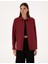 Kadın Bordo Oversize Uzun Kollu Gömlek 50318232-VR014 3