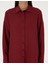 Kadın Bordo Oversize Uzun Kollu Gömlek 50318232-VR014 6