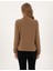Kadın Camel Comfort Fit Fermuarlı Polar Sweatshirt 50316333-VR015 5