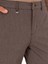 Erkek Kahverengi Slim Fit Pamuk Karışımlı Kanvas Pantolon 50292336-VR029 6