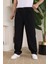 Erkek Beli Lastikli Pileli Baggy Pantolon 1