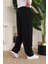 Erkek Beli Lastikli Pileli Baggy Pantolon 3