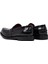 Erkek Siyah Deri Casual Loafer 25WFD724622 5