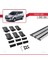 Peugeot 4007 2007-2012 Arası ile Uyumlu Fly Model Ara Atkı Tavan Barı Gri 3 Adet 5