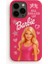 Iphone 14 Pro Uyumlu Barbie Kılıf Yumuşak Slikon Şık Tasarım Kam Koruma 4