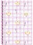 Keskin A4 Çizgili Karton Kapak Kawaii Defter - Kedi 1