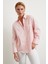 Pamuklu Klasik Gömlek Pembe 1